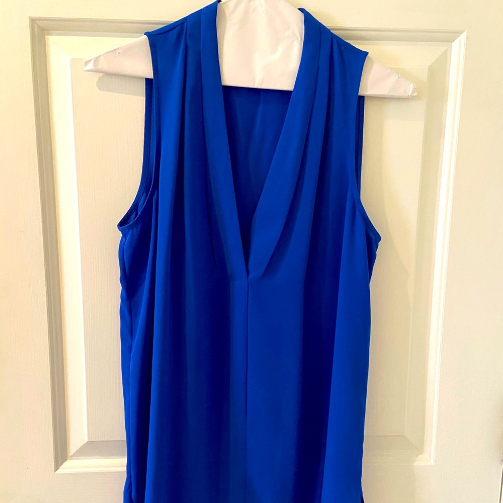 Vince Camuto blue blouse